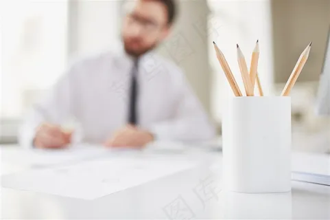 商务人士办公场景