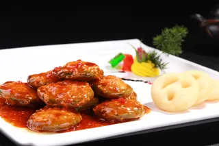 玉汁虾饼豇豆 (4)