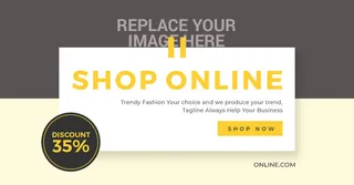 设计英文广告销售横幅素材