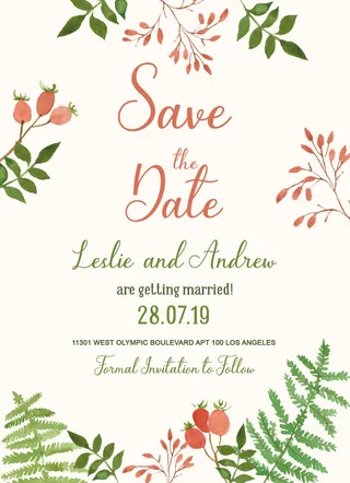 设计结婚邀请卡素材