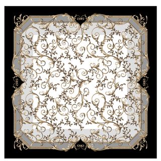 矢量AI奢华欧式宫廷风洛可可花纹装饰图案服装围巾印花底纹素材