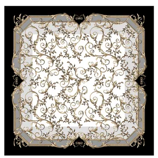 矢量AI奢华欧式宫廷风洛可可花纹装饰图案服装围巾印花底纹素材