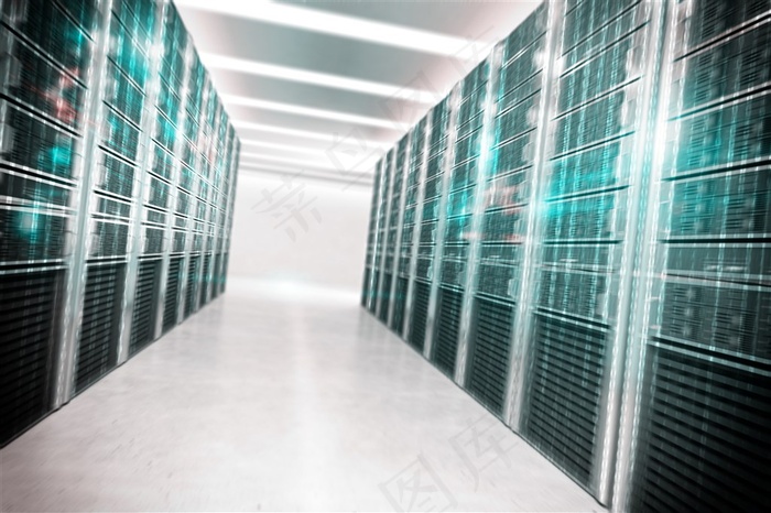 信息服务器机房大图