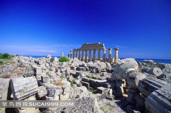著名建筑残垣景点图片下载