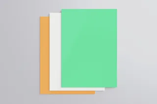 简约书籍画册样机设计