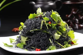 香菜拌龙须 (1)