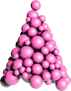 气球堆积圣诞树