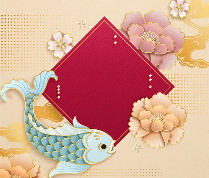 中式传统新年春节矢量素材eps,ai矢量模版下载