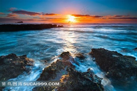 日出海边素材风景高清图片下载