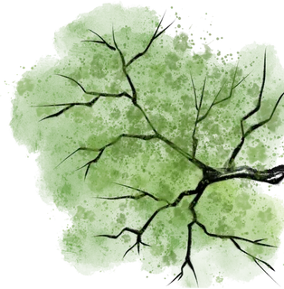 清明元素古风中式清明节山水画中国风