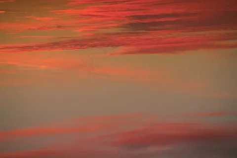 天空下的火烧云 天空下的火烧云