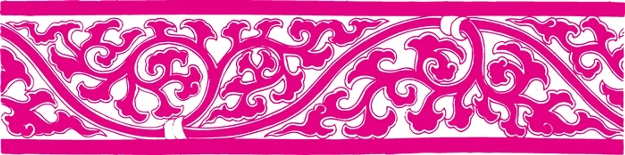 花古色古香古典古风花纹边框纹路矢量图