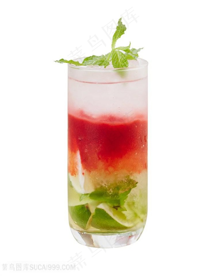 红色梦奇多水果茶冷饮饮料图片（PNG免抠图）