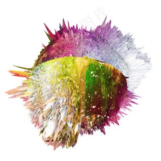 爆炸颜料创意高清图