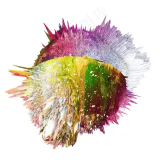 爆炸颜料创意高清图