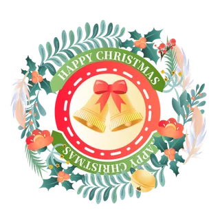 圣诞节平安夜冬季双旦设计圣诞装饰海报元素