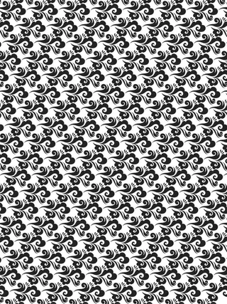 中国风复古中式祥云纹浪花纹背景海浪底纹理线纹PSD素材AI背景图案