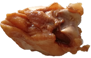 黄焖鸡鸡块带皮鸡腿肉嫩滑炖免抠摄影元素素材