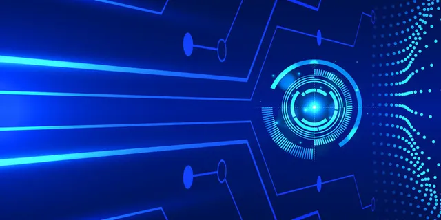 蓝色动感科技背景PSD素材