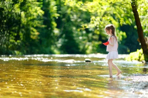 美丽的小女孩写真高清摄影图