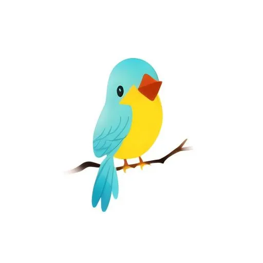 小鸟树枝免抠(2048x2048)