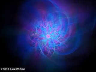 唯美蓝色花纹底纹背景高清图