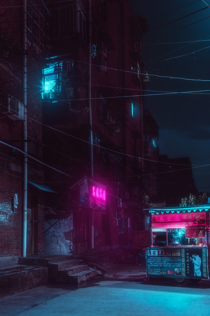 高清唯美城市夜景街景