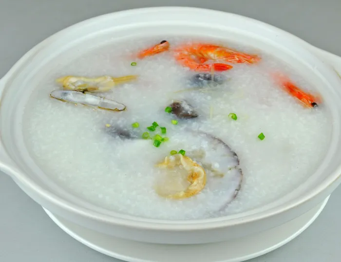 鲜虾贝壳粥28