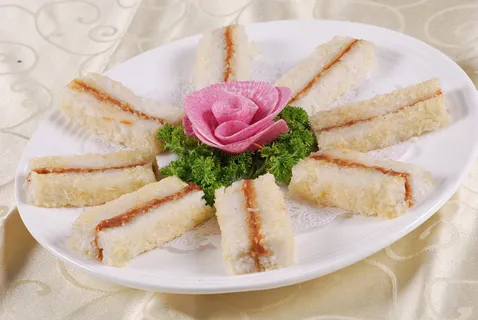 川菜湘菜高清菜谱 风味豆沙排 川菜湘菜高清菜谱 风味豆沙排