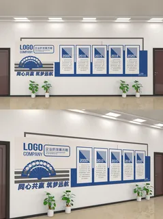 企业公司商业文化墙装修展板口号标语历史进程 企业公司商业文化墙装修展板口号标语历史进程