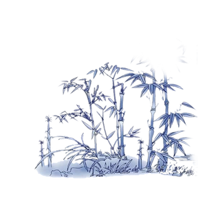 竹子水墨画中国风国画墨水书法竹子画