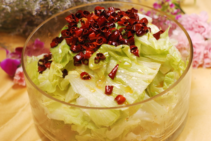 油泼生菜