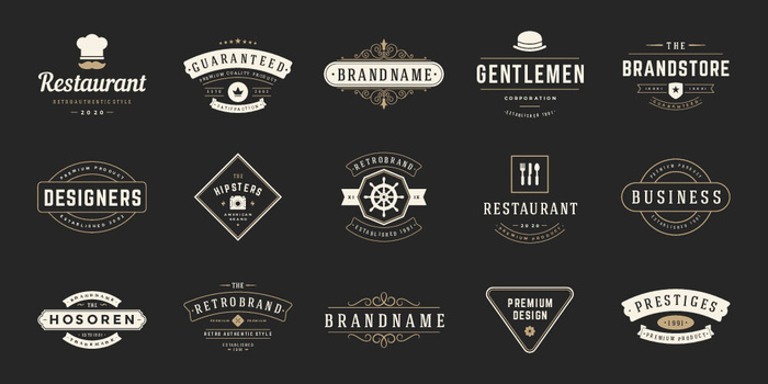 设计勋章标志素材