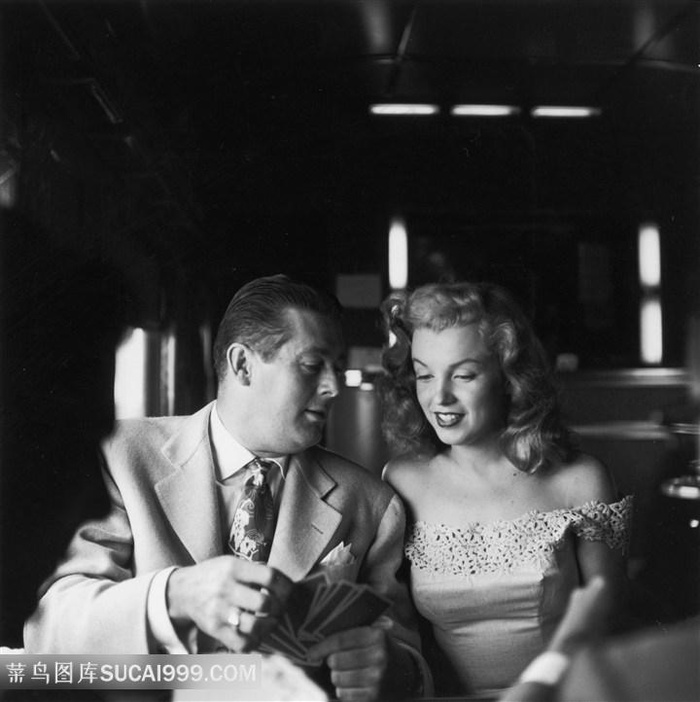 黑白高清唯美玛丽莲梦露装饰画