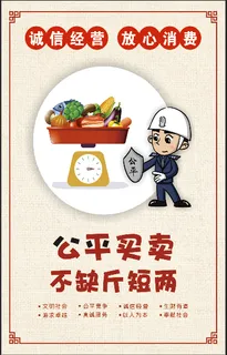诚信经营维护市场和平图片