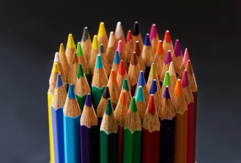 五颜六色的铅笔图片 五颜六色的铅笔图片