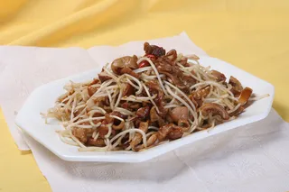 34 豆芽炒肥肠－阜平饺子城