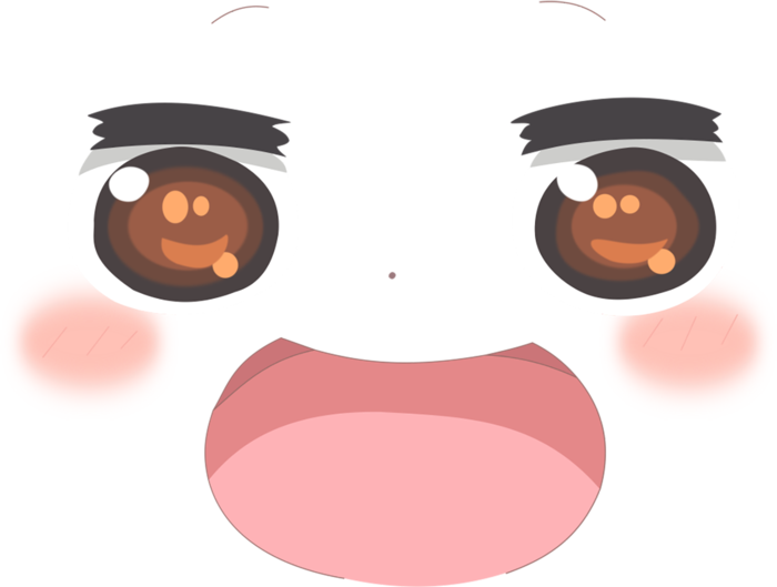 女孩表情素材卡通简笔