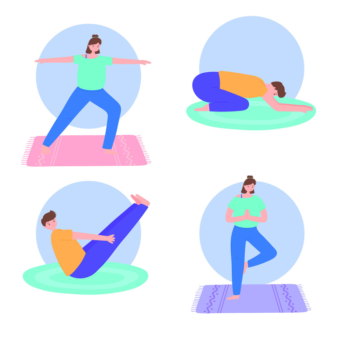 扁平化人物场景办公互联网等距ai矢量设计网页海报UI素材插画