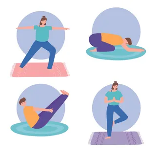 扁平化人物场景办公互联网等距ai矢量设计网页海报UI素材插画