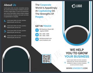 折页  折页模板 宣传折页 企业三折页  高档三折页  创意 