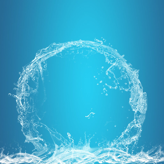 水花主图模板