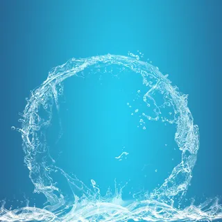 水花主图模板