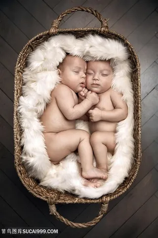 双胞胎小宝宝百日照图片宝宝图片