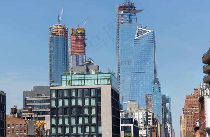 纽约街头建筑图片