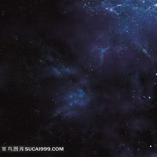 璀璨蓝色宇宙背景高清图片