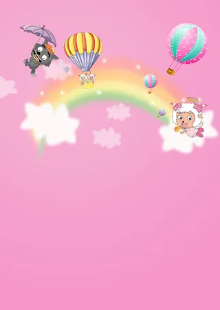 清新儿童卡通背景