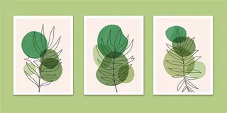 植物装饰画粉色清晰简约北欧时尚