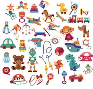 儿童玩具元素