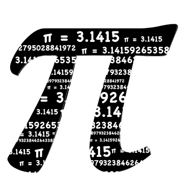 数字π科学数学符号黑白